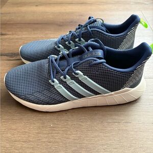 Adidas Men's Questar Flow Tech Indigo Running Shoes Size 12